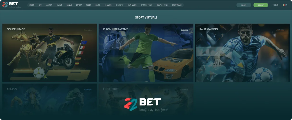 22Bet Bookmaker online